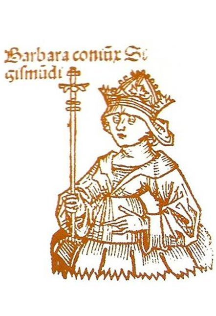 Zikmundova manželka Barbora Cejská
