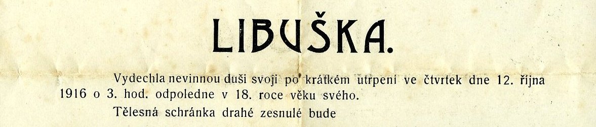 PŘÍPAD LIBUŠE UHLÍŘOVÉ